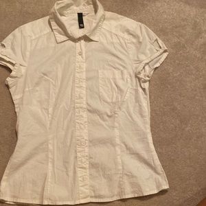 White girl uniform blouse.